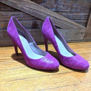 Cole Haan Nike Air Pumps Heels / Like New / Pink Fushia